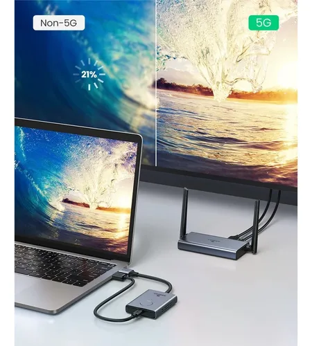 Spliter Transmisor Receptor Hdmi Wireless 50 Metros Ugreen