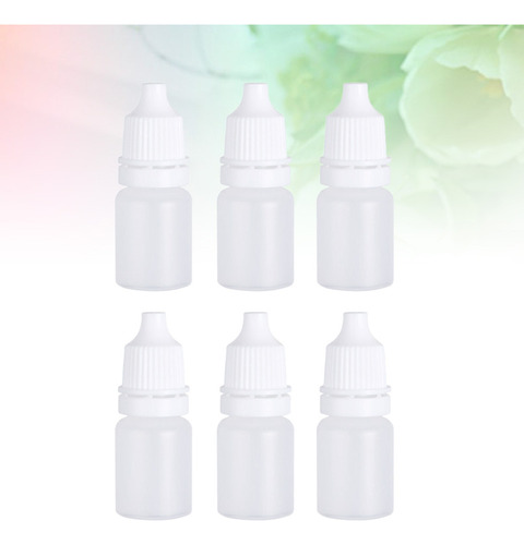 Frascos Goteros Exprimibles De Plástico Vacíos Blancos De 5