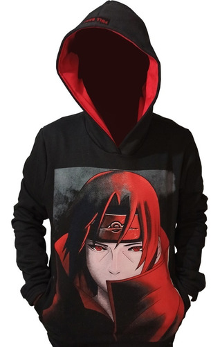 Buzo Hoodie Itachi - Naruto - Brilla En La Oscuridad