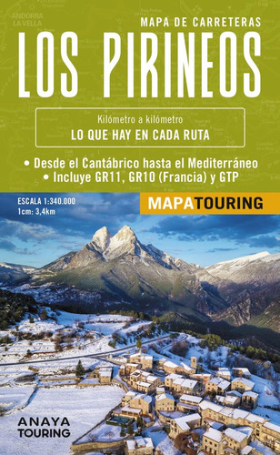 Libro Mapa De Los Pirineos 1:340.000 - (desplegable) - An...