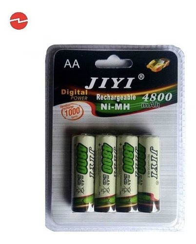 Pilas Recargables Aa 4800 Mah 4 Unidades