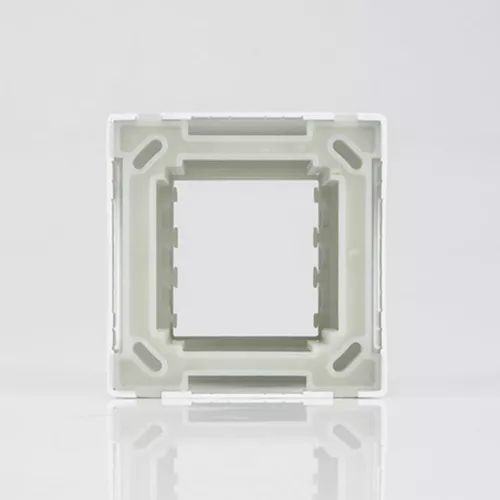 Caixa Sobrepor 75x75 2 Postos Com Suporte Branco - Margirius