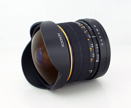 Rokinon Fe8m-c 0.315 In F3.5 Fisheye Lente Fija Para - Negr. Color Negro