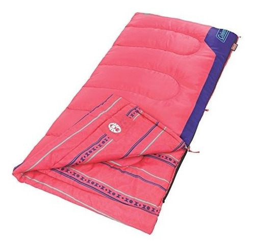 Saco De Dormir Coleman Kids 50, Color Rosa, 60 X 26