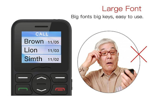 Imagen 3 de 7 de Celular Ipro Con Teclado Grande Para Personas Mayores Sos