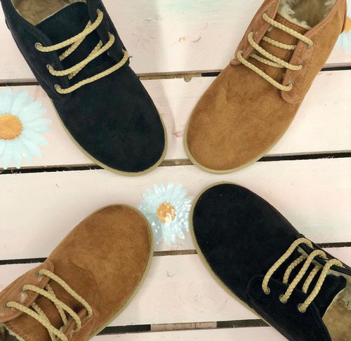 Bota Corta Chavito Con Corderito Mujer Margarita Mia