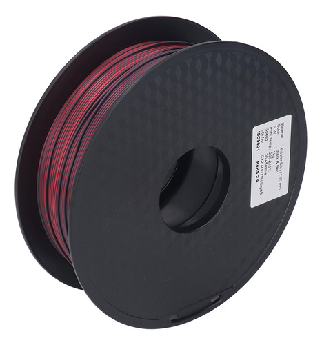 Consumível De Filamento Pla Para Impressão 3d 1,75 Mm, Preto