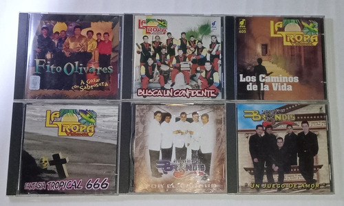 25 Cd Huracanes Raza Rieleros Ladrón Capos Tropa Bryndis Etc (Usado)