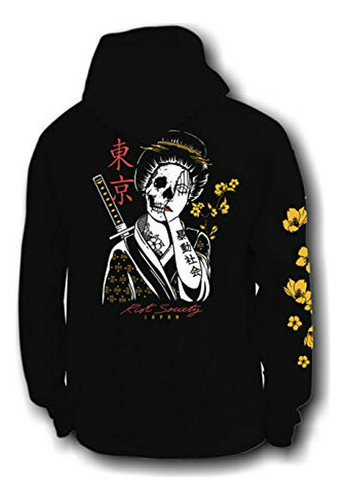 Sudadera Con Capucha Para Hombre Riot Society Geisha Shame -