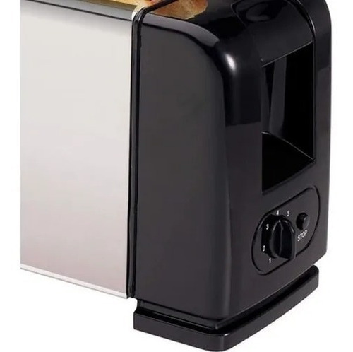 Imagen 2 de 9 de Tostadora Ken Brown 4 Panes 1200w 6 Niveles Acero Inoxidable