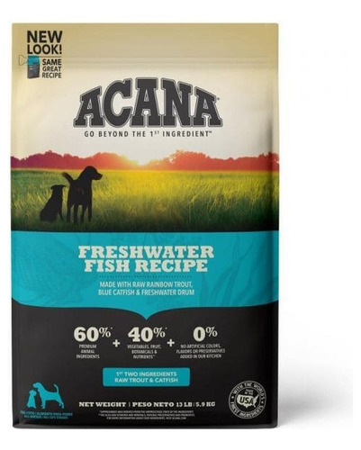  Alimento Acana Freshwater Fish Perro 11.3kg - Mr Canino 