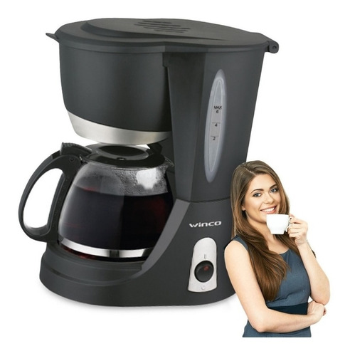 Cafetera Filtro W1930 Capacidad 0,6l Winco Anti Goteo Cuota