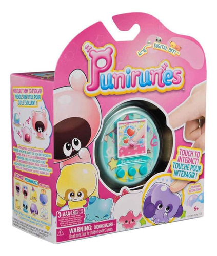 Punirunes Pet Virtual Japonês Com Tela Colorida E Sensor