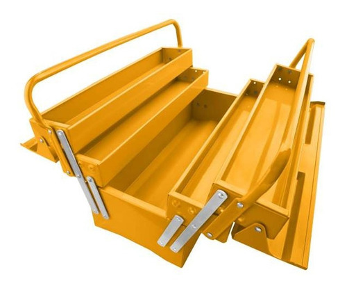 Caja De Herramientas Metal 3 Estantes 495x200x290mm Ingco