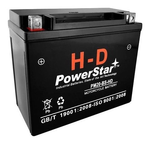 Powerstar  3 Año Garantia Ytx20h-bs Atv Bateria Para Arctic