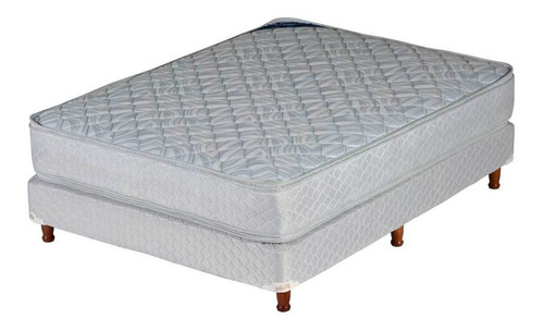 Sommier Y Colchón De Resortes Piero Modena Doble Pillow 140 X 190 Cm