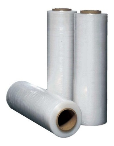 1 Filme Stretch 500mmx25 Micras Pallets Bagagem Pronta Entr Transparente