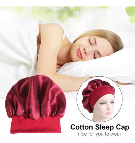 Gorro De Dormir Con Pelo Rizado Para Mujer Durante Toda La N