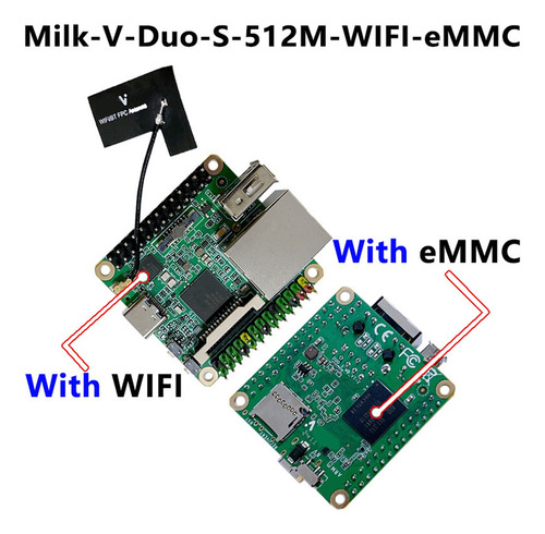 Placa De Desarrollo Milk-v Duo S Wi-fi 6/bt5+emmc 8g Risc-v