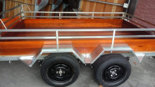 Carretinha Trucada 1,40x2,50 Com Cesta , Nova