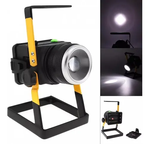 Foco Led Emergencia Recargable Multiuso Exterior Portable