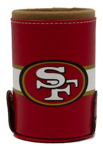Imagen 4 de 6 de Cubilete 49ers San Francisco Con Portadados. Dados Grabados