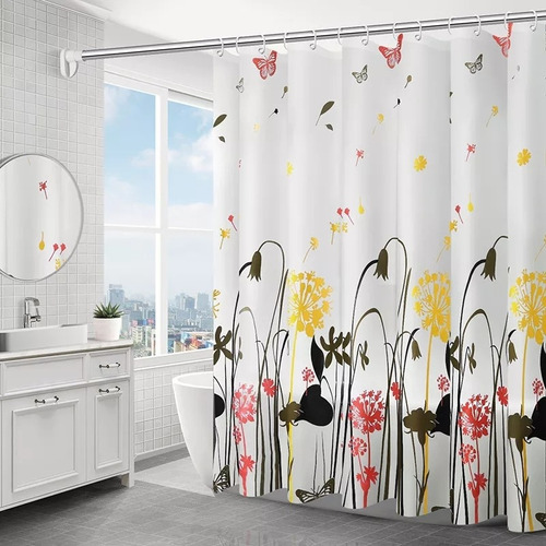 Imagen 6 de 10 de Cortina De Baño 180x180cm Tienda Chacao