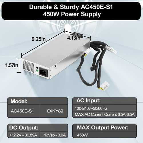 Lxun Atualizado A Fonte De Alimentação Ac450e-s1 Xkyw Dell C