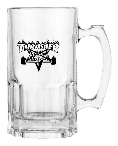 Vaso Cervecero The Trasher Transparente E351