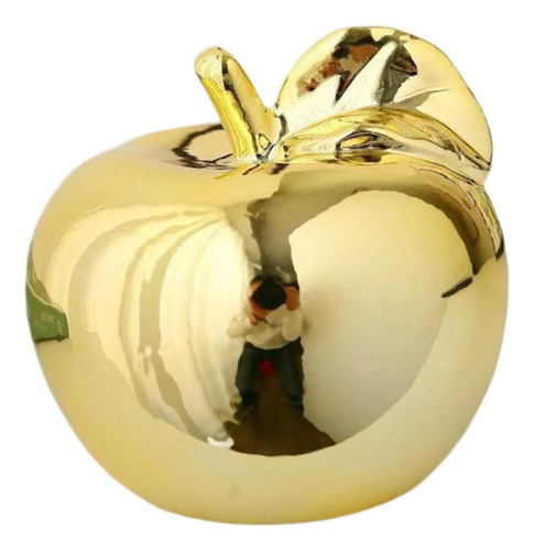 Sh Escultura Frutas Figuras Cerámica L Dorado