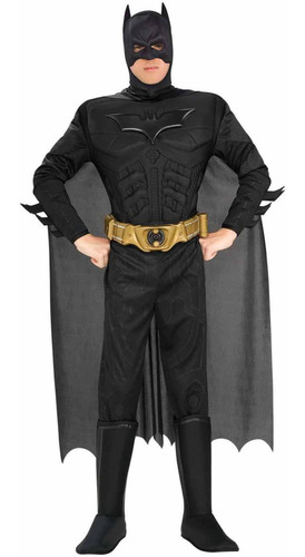 Disfraz Para Hombre Batman Pecho Musculoso  Halloween Talla