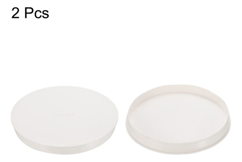 2 Tapón Tapa De Extremo De Tubería Pvc 6 Para Diy Blanco