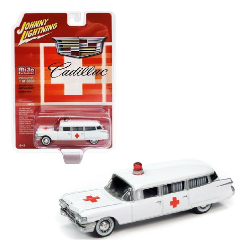 Johnny Lightning 1959 Cadillac Ambulance Mijo Exclusives