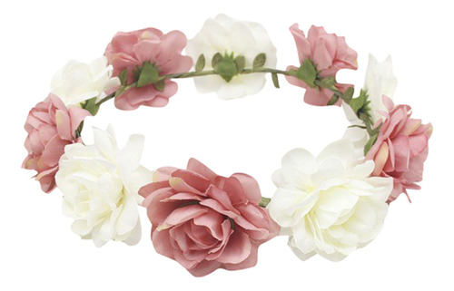 Diadema Para Mujer Con Forma De Corona De Flores Para Novia,