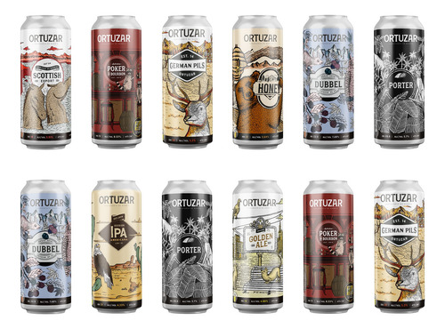 Pack Premium Cerveza Artesanal X 6 Latas - Regalo Original