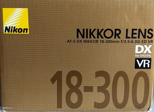 Lente Nikon 18-300mm F 3.5-6.3 G Ed Vr Dx Nikkor Excelente