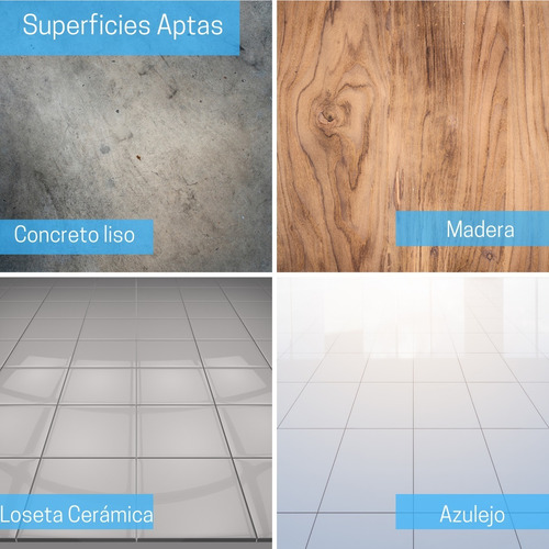 Porcelanato Líquido 10 M2 Material Todo Incluidacabado Liso