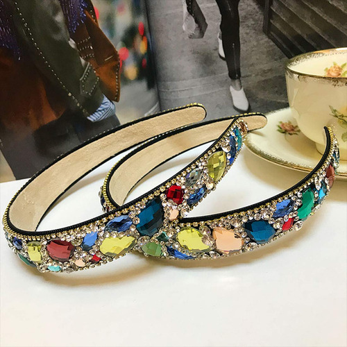 Fodattm - Diadema Con Cristales Brillantes Para Mujer, Multi