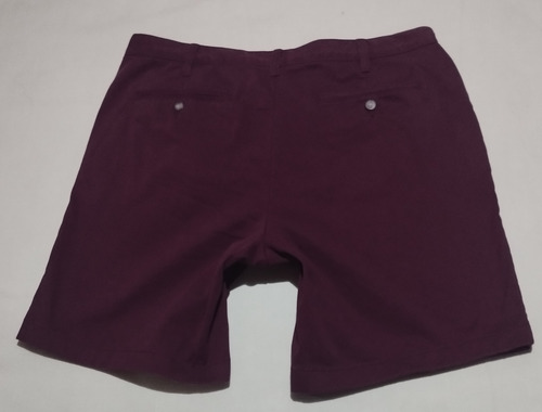 Bermuda Náutica Walkshort Talla 36 Color Vino Spandex (Usado)
