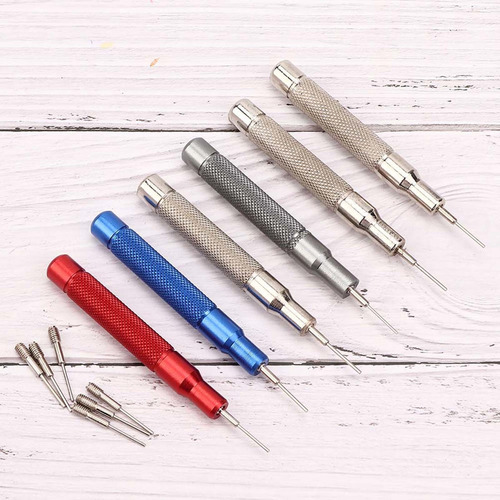 Imagen 1 de 10 de Pin Punch Set Bandas De Reloj Removedor De Agujas Para Reloj