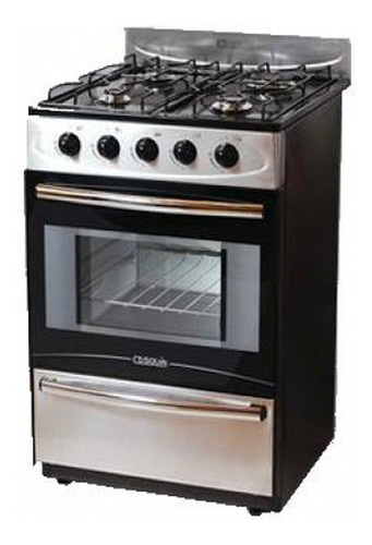 Cocina Cosquin Mod. 2650n Negra Y Acero Inox. Autolimpiante