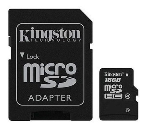Memoria Micro Sdhc Kingston 16gb Cadap Clase 4     Zonatecno