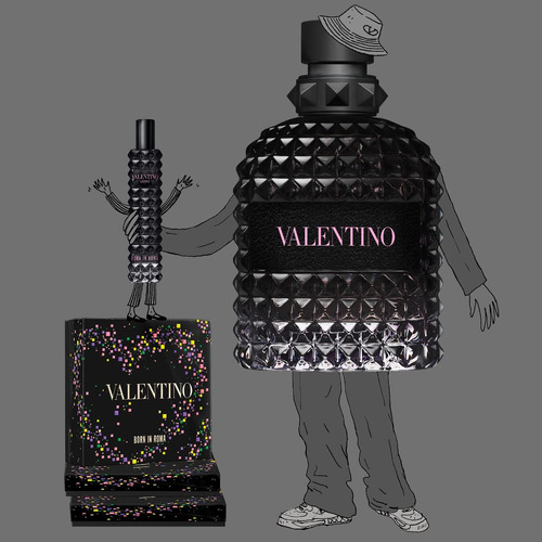 Perfume Valentino Uomo Born In Roma 100 Ml + 15 Ml Para Homb