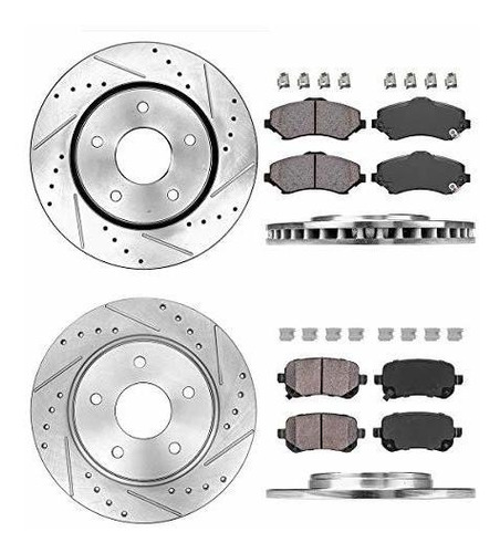 Disco De Frenos - Callahan Cds02159 Front 302mm + Rear 305mm