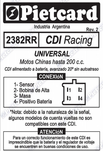 Imagen 2 de 3 de Cdi Racing Polleritas Avanza 20 Grados Pietcard Argentina