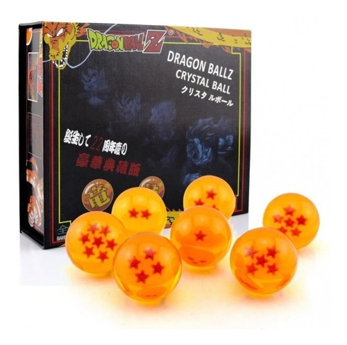 Dragon Ball Z - 7 Esferas Do Dragão Na Caixa Envio Em 24 Hrs