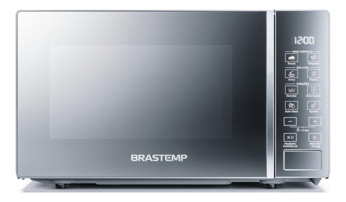 Micro-ondas Brastemp 20 Litros Em Inox Espelhado - Bms20ar 127V