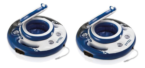 Intex Mega Chill Alberca Inflable Flotante 24 Soporte Para B