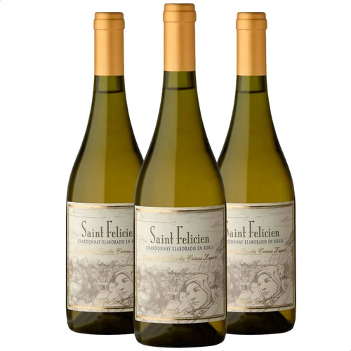 Vino Saint Felicien Roble Chardonnay Catena Zapata - Pack X