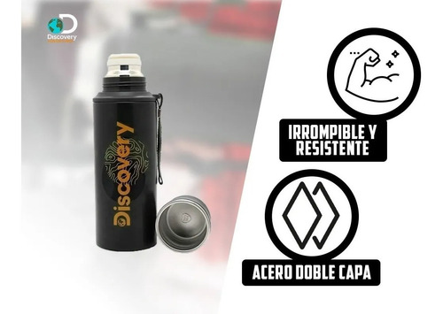 Termo 1.5 Lts Acero Inoxidable Pico Matero Discovery